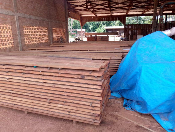 1 1/2 in. x 8 in. x 10 ft. Plateau de bois Angelim