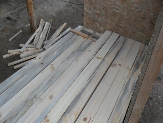 Palettenholz Sibirische Kiefer 19 mm x 90 mm x