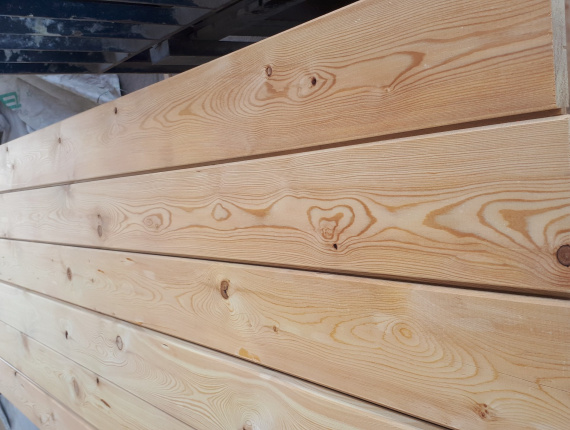 KD Spruce-Pine (S-P) Blockhouse Paneling 20 mm x 145 mm x 5000 mm