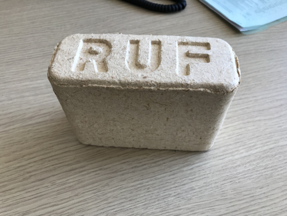 RUF Wood Briquettes 100 mm x 60 mm x 150 mm