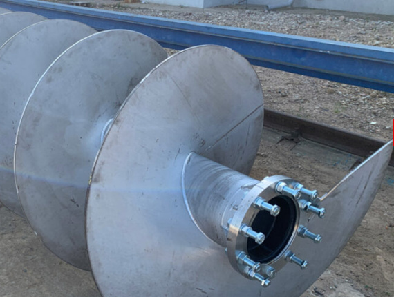 Шнековый вал (нержавеющая сталь)