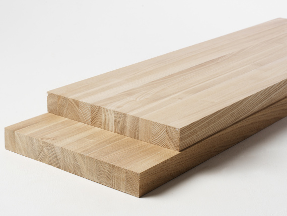 Brown Ash Finger Jointed Panel 40 mm x 600 mm x 4200 mm