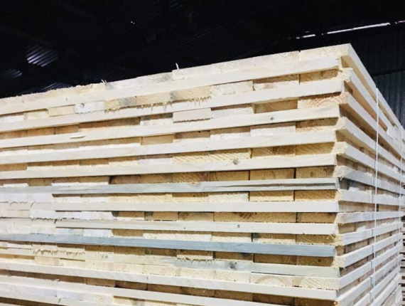 European spruce Pallet timber 22 mm x 100 mm x 1000 mm