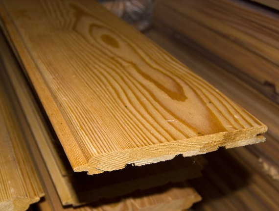 V-Groove Paneling Sibirische Lärche KD 15 mm x 110 mm x 6000 mm