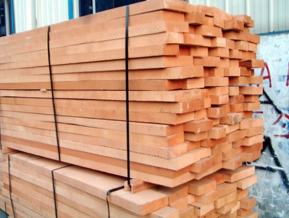 50 mm x 100 mm x 2000 mm KD S4S Heat Treated Beech Lumber