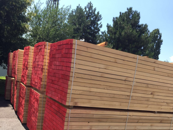 16 mm x 200 mm x 4800 mm KD R/S  Scots Pine Lumber