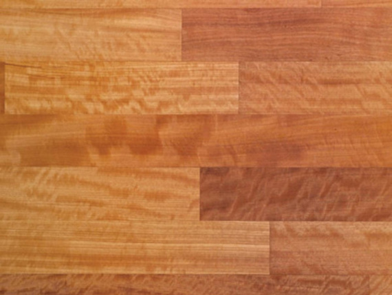 Parkett Moabi (African pearwood 14 mm x 90 mm x 1200 mm