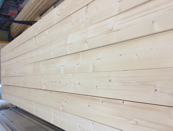 25 mm x 150 mm x 6000 mm KD R/S Heat Treated European spruce Lumber