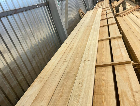 16 mm x 75 mm x 6000 mm  建築材 西伯利亚落叶松 R/S KD