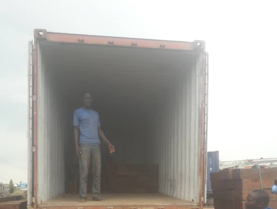 100 мм x 150 мм x 2000 мм  Доска обрезная Азобе (Бонгоси, Екки) S4S AD