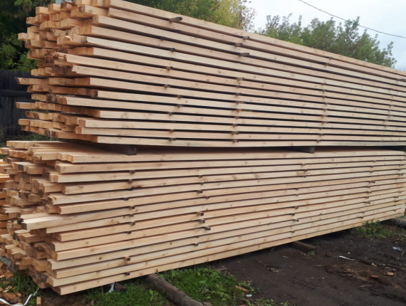 50 mm x 200 mm x 6000 mm KD S4S  European spruce Lumber