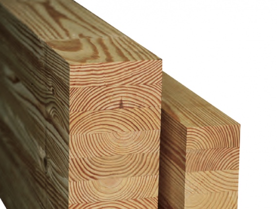 Pine Spruce Glulam Beam KD 100 mm x 200 mm x 3000 mm