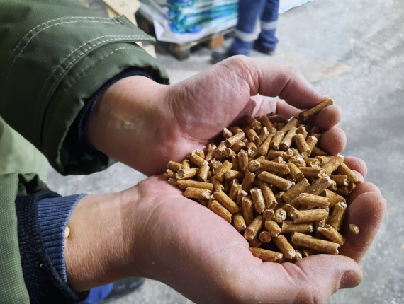 Siberian Larch Wood pellets 6 mm x 30 mm